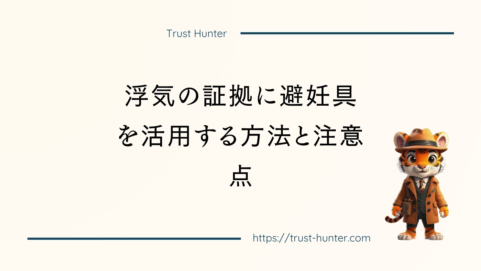 浮気の証拠に避妊具を活用する方法と注意点